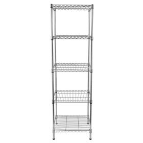 Heavy Duty 5 Tier Wire Shelving Unit NSF CERTIFIED 5 Shelves Storage Rack Thicken Steel Tube